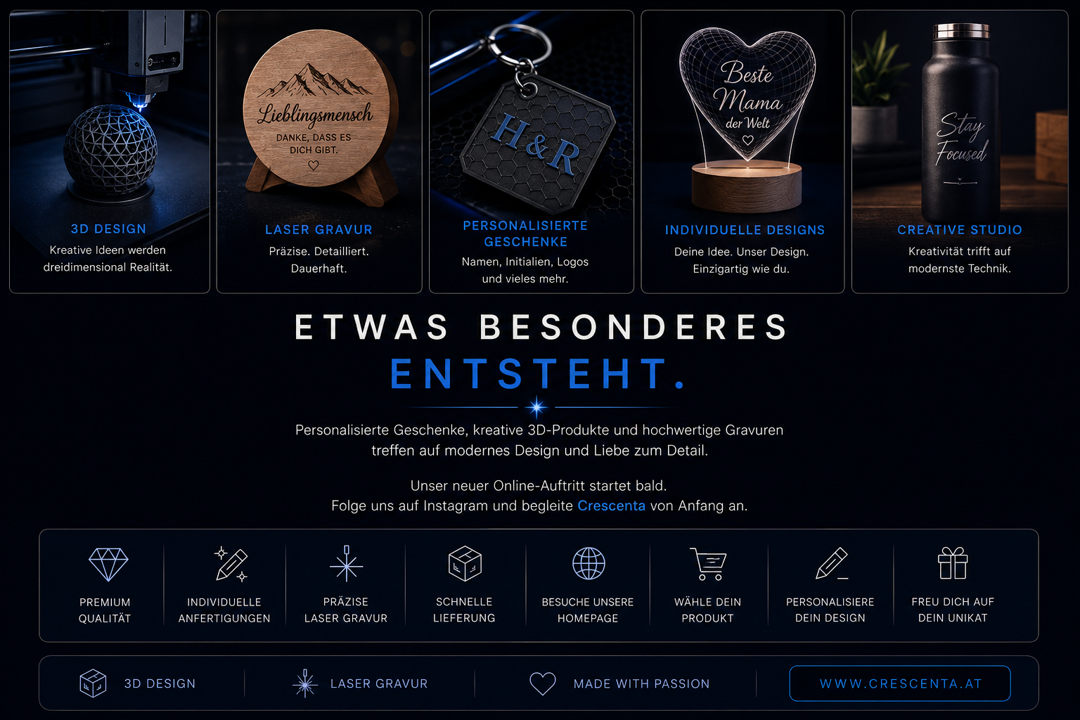 Crescenta Geschenkideen und 3D Studio